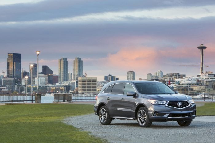 2017 Acura MDX Sport Hybrid in Seattle parked outside