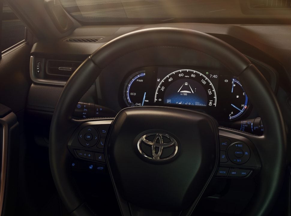 2019 Toyota RAV4 steering wheel