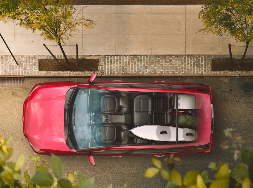 2019 Toyota RAV4 top view