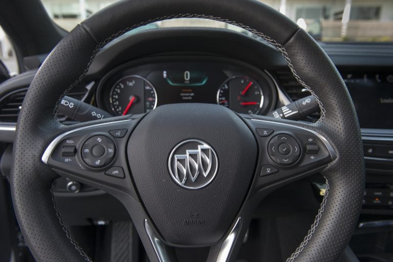 2018 Buick Regal GS steering wheel