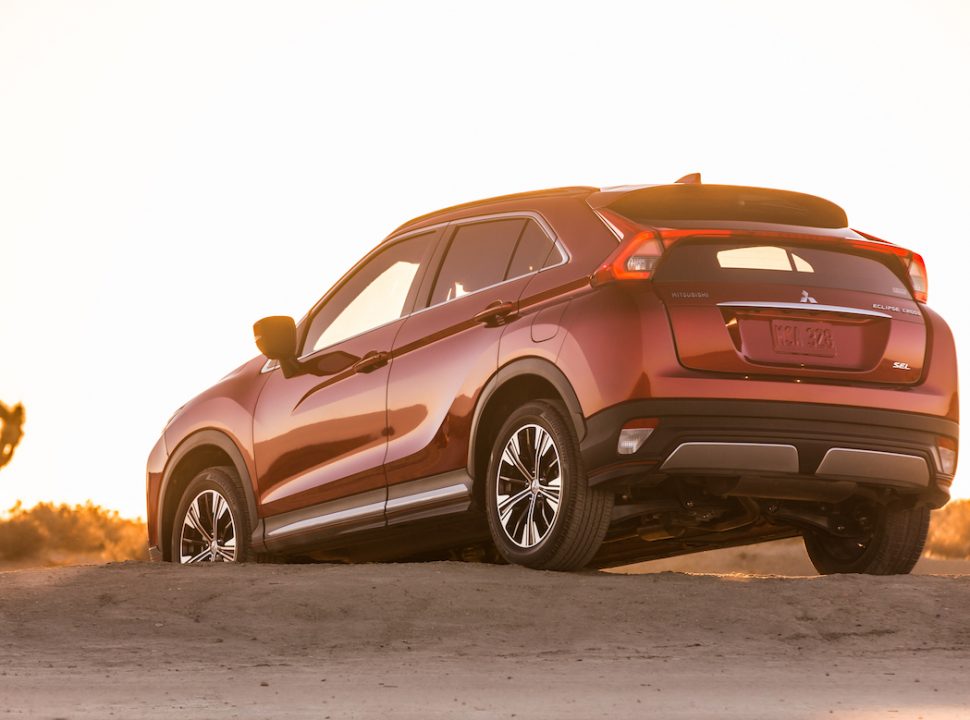 2018 mitsubishi eclipse cross rear red