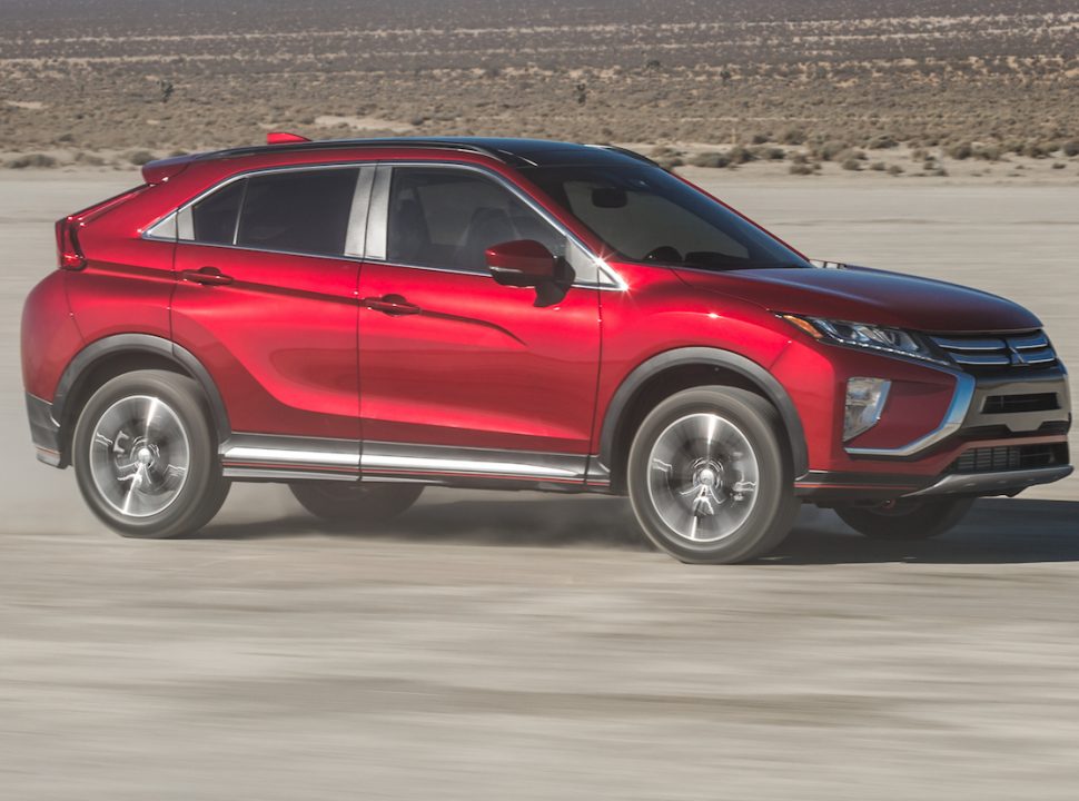 2018 mitsubishi eclipse cross front rolling red