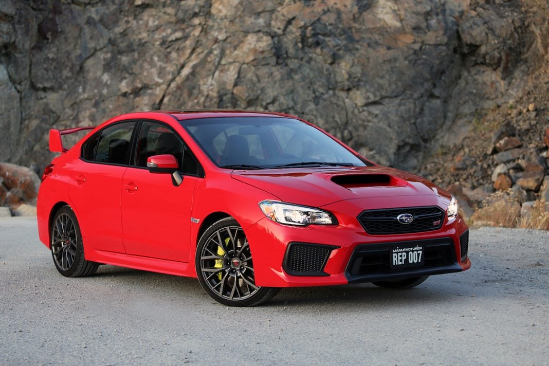 2019 WRX STI front profile