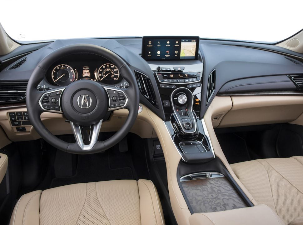 2019 acura rdx interior cabin sunroof