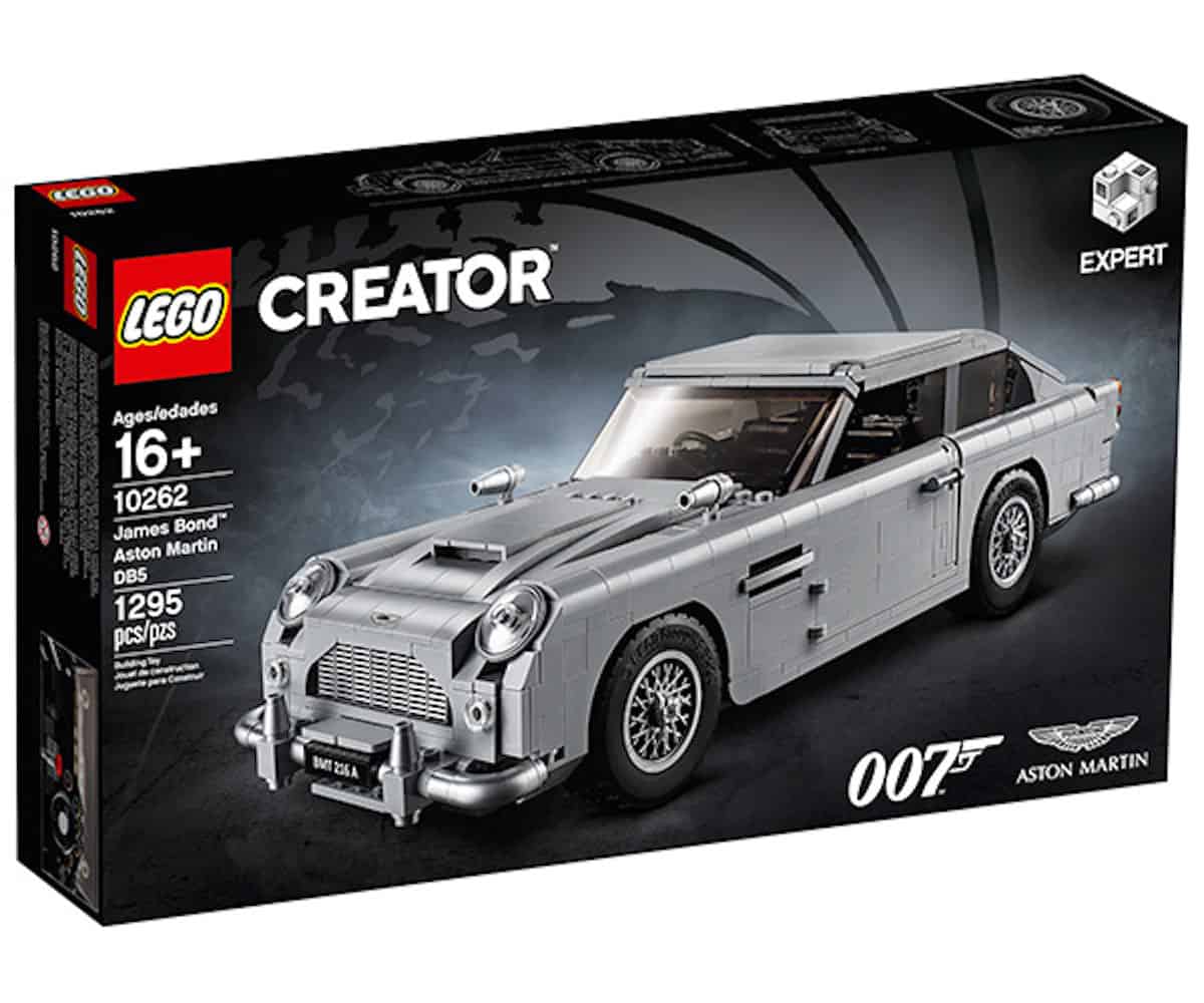 lego james bond aston martin db5 box