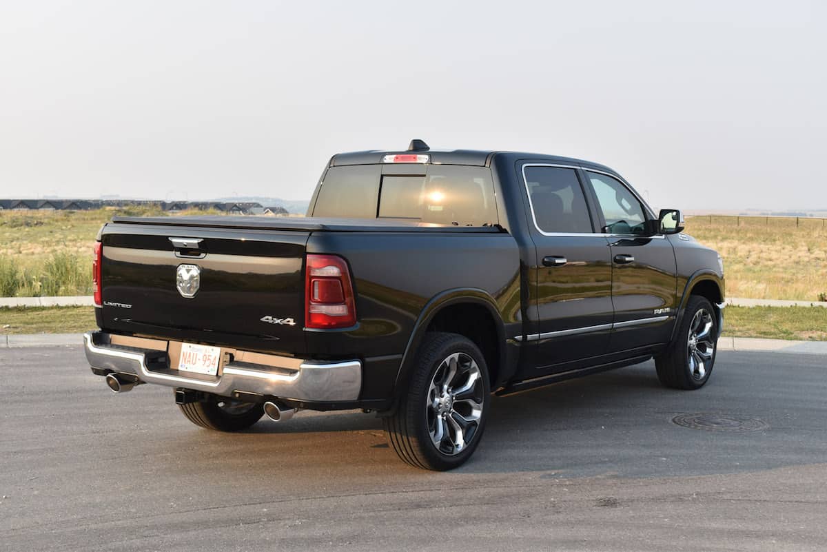 2019 Ram 1500 Limited in black rear view