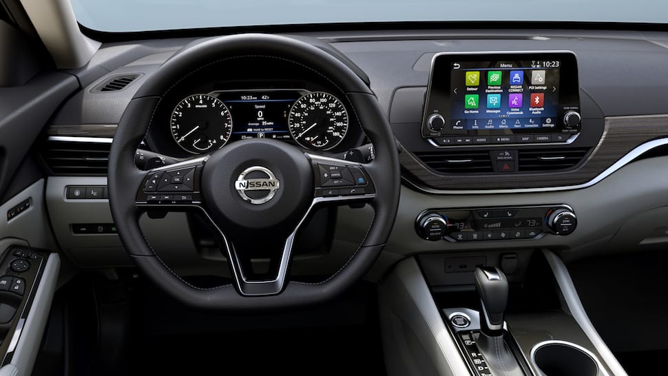 2019 nissan altima review first drive interior shot