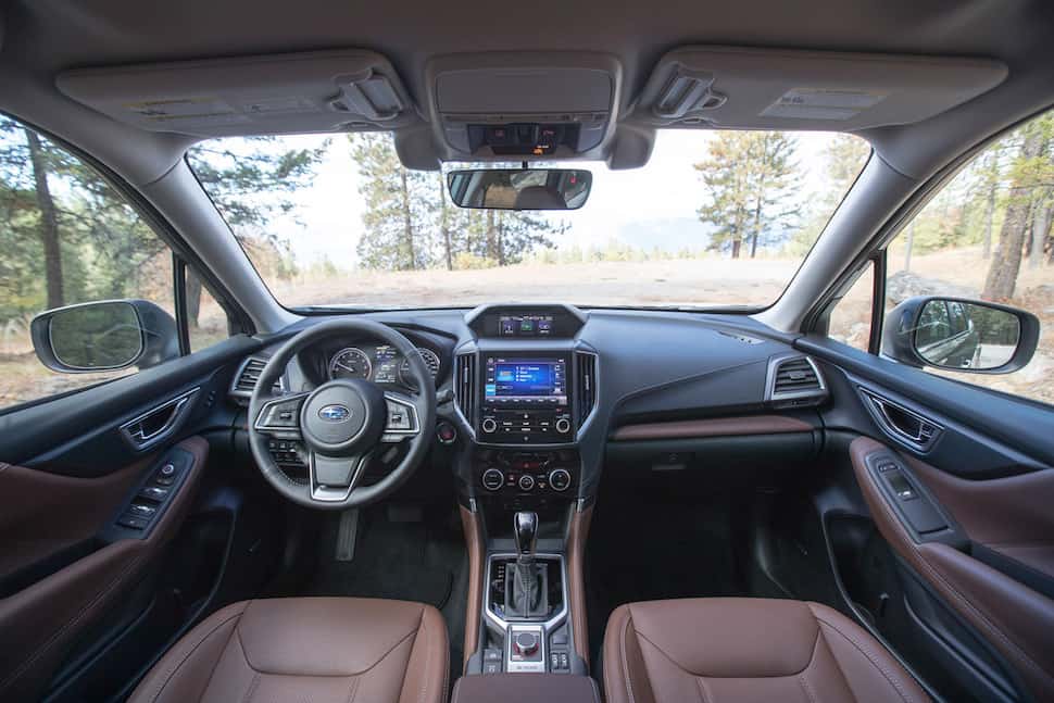 2019 subaru forester interior and cabin space