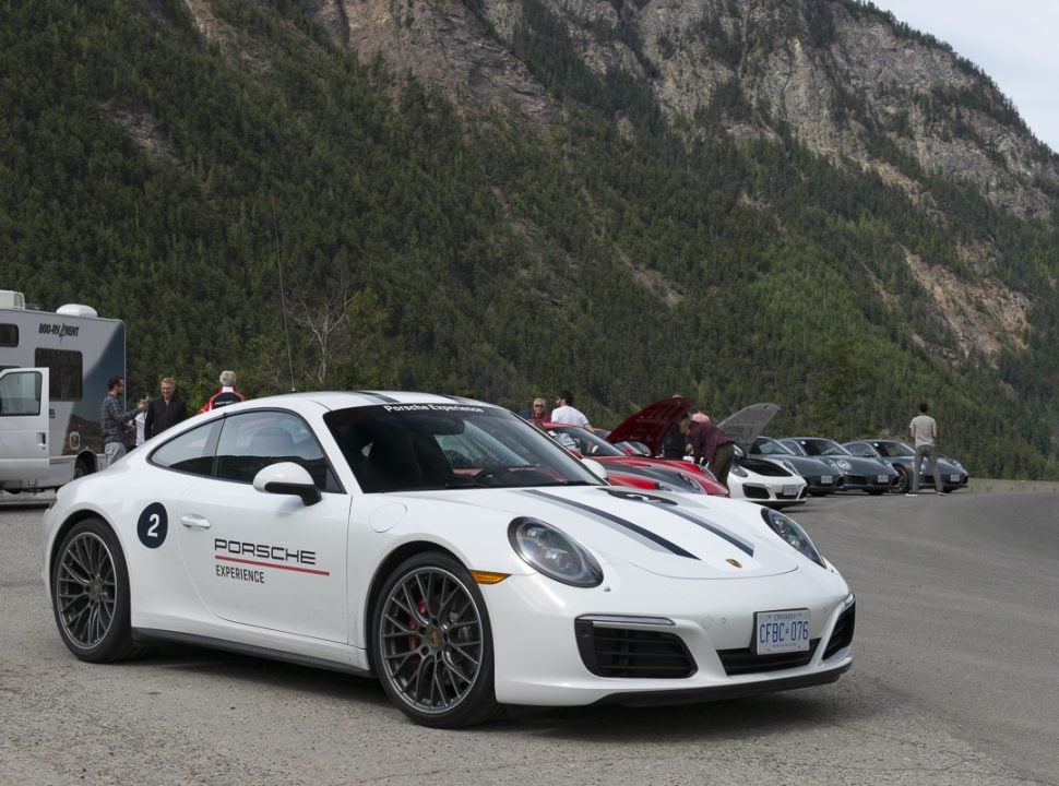 Porsche Travel Experience British Columbia Canada 911 Carrera in white