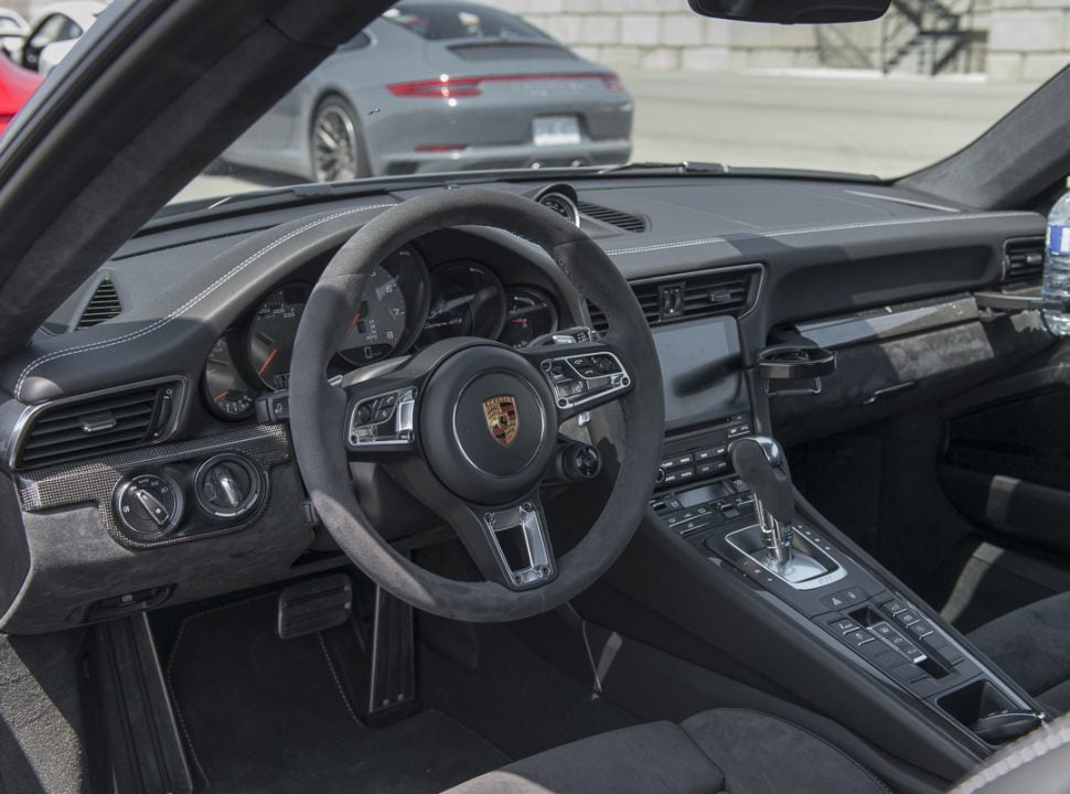 Porsche Travel Experience British Columbia Canada 911 interior front cabin