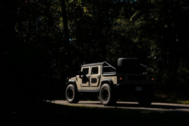 Hummer SUV baja style off-roader rear