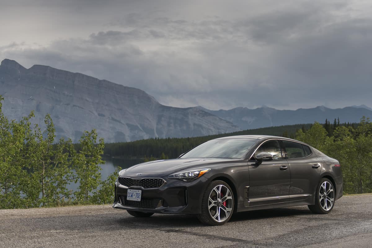 2018 Kia Stinger GT exterior front profile view