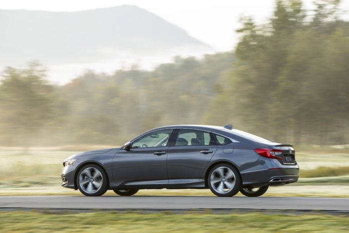 2018 Accord Touring 2.0T driving rear view
