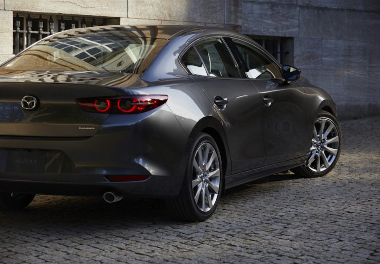 2019 mazda3 rear view