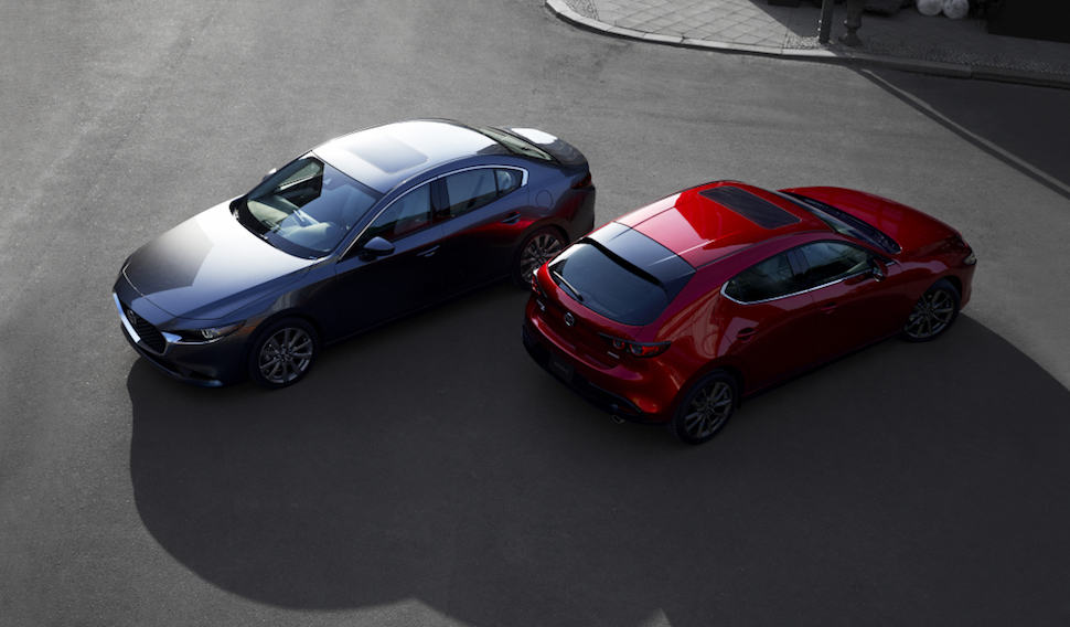 2019 mazda3 sedan and hatchback