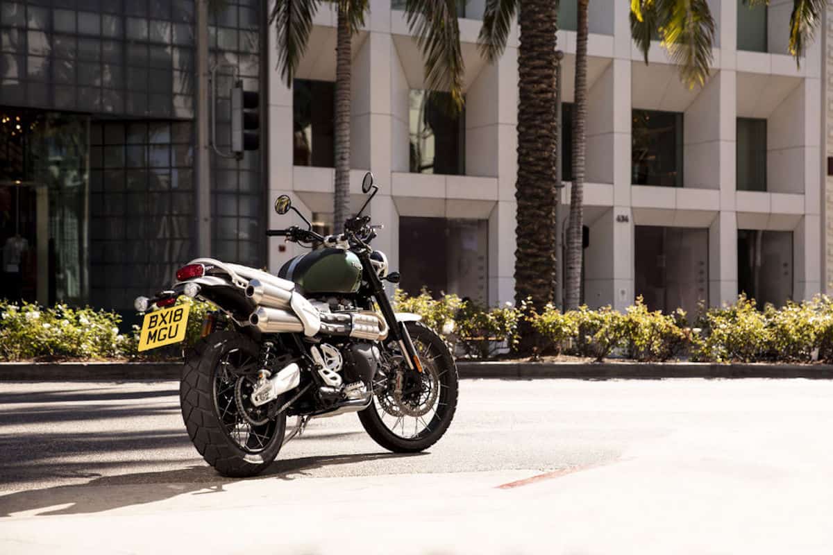 2019 trumph 1200 Scrambler XC rear