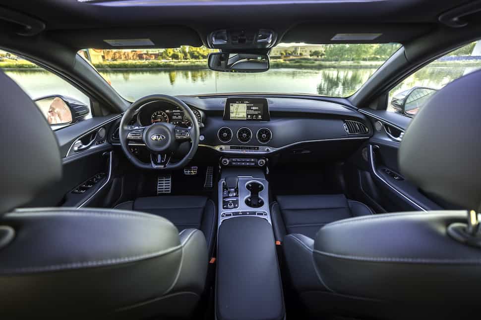 kia Stinger gt interior cabin