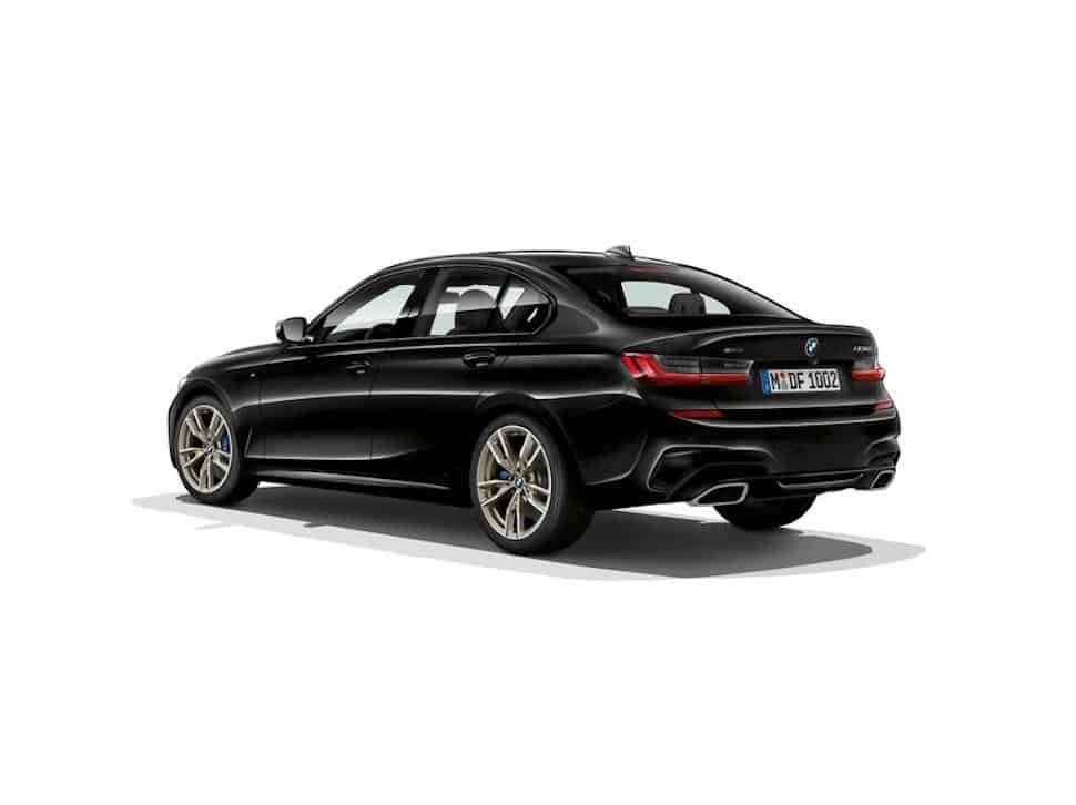 2020 bmw M340i rear profile view