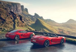718 Boxster T and 718 Cayman T comparison