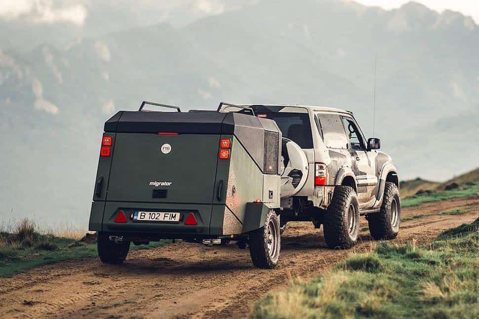 migrator-off-road-camper on the road