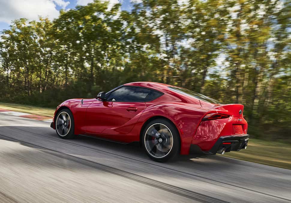 2020 Toyota Supra rear rolling