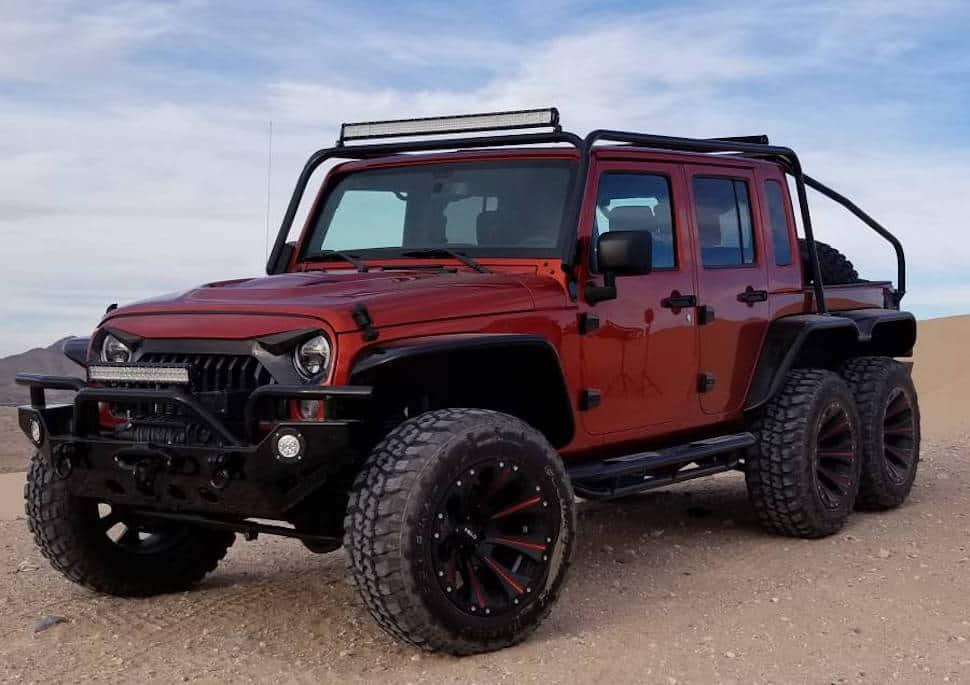 Hellcat powered 6×6 Jeep Wrangler Rubicon 2