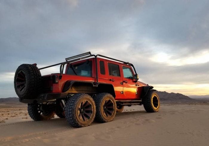 Hellcat powered 6x6 Jeep Wrangler Rubicon