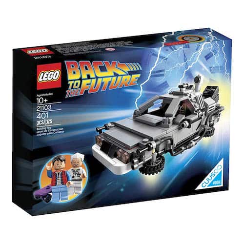 LEGO DeLorean Time Machine box