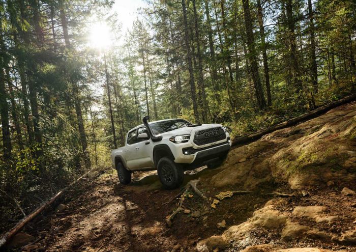 2020 Toyota Tacoma off roading