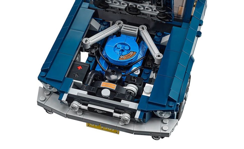 lego creator 1967 mustang fastback engine