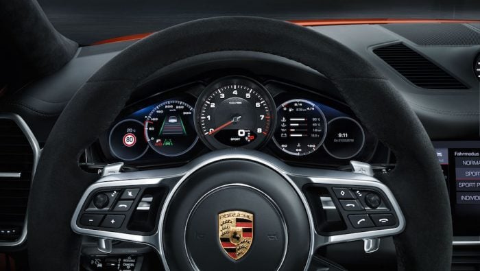 2020 porsche cayenne coupe interior and new tech