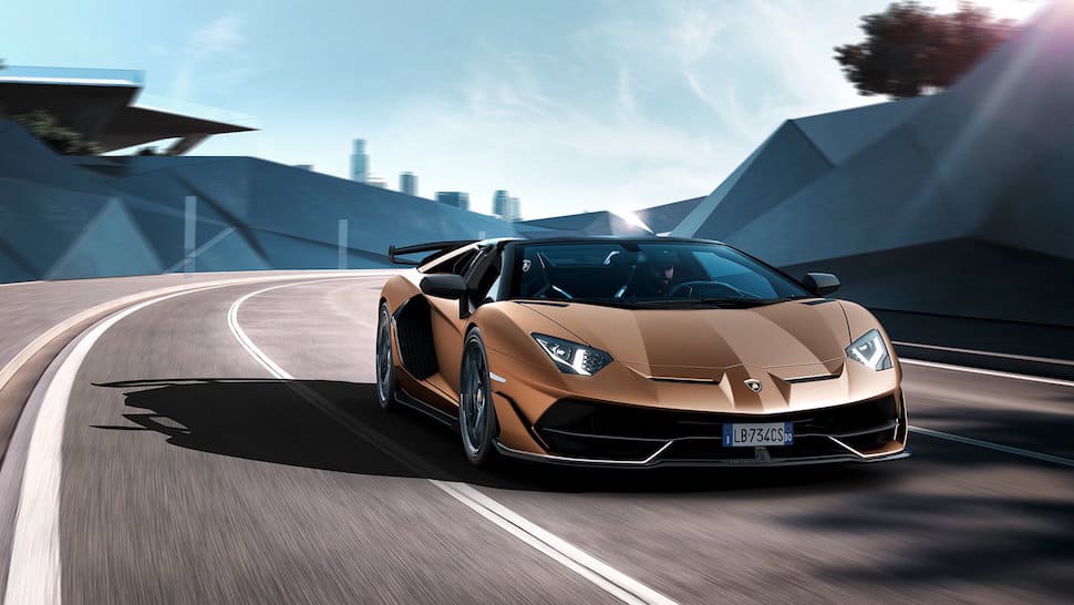 Lamborghini Aventador SVJ Roadster front