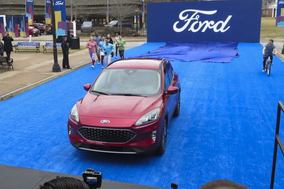 2020 Ford Escape at reveal in Detroit