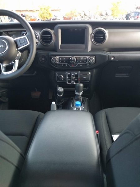 2020 jeep gladiator new truck interior front centre stack
