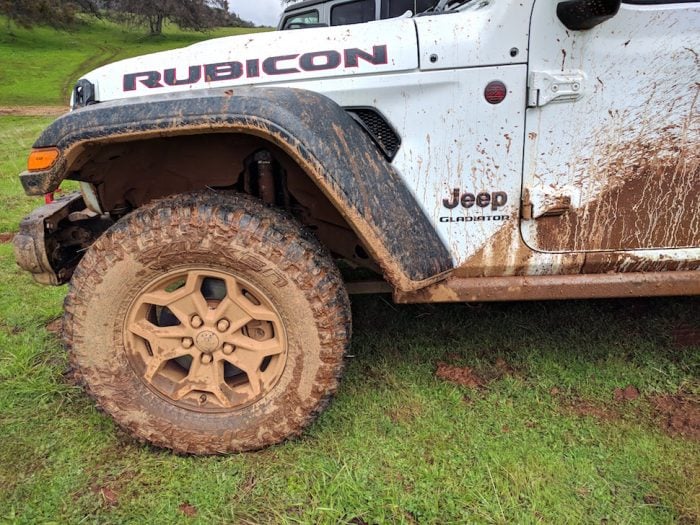 2020 jeep gladiator new truck rubicon in dirt