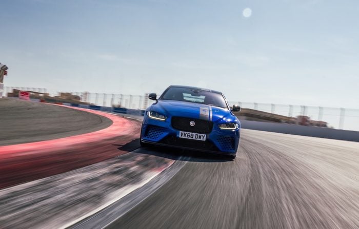 Jaguar XE SV Project 8 sets lap record in dubai