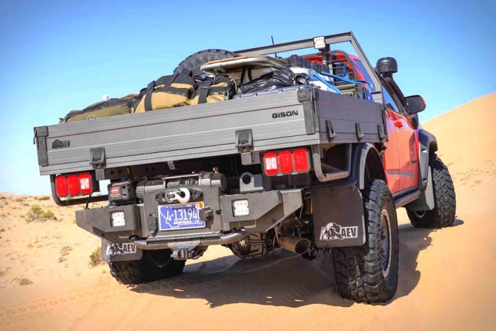 2019 Colorado ZR2 Bison Tray Bed Concept rear view