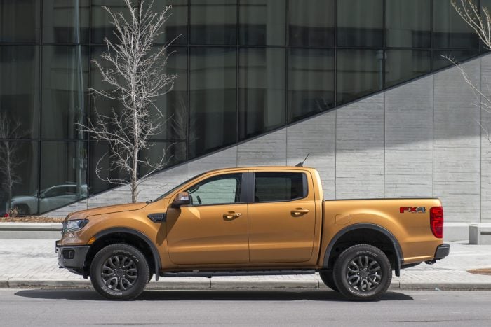 2019 Ford Ranger Lariat side view profile