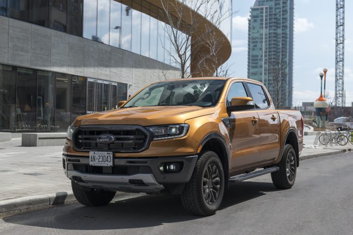 2019 Ford Ranger Lariat front view profile