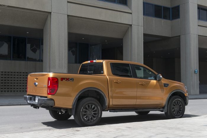 2019 Ford Ranger Lariat rear view