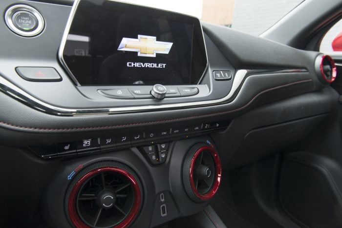 2019 Chevy Blazer interior