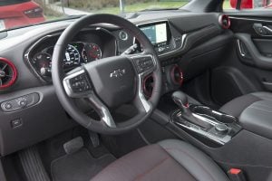 2019 Chevy Blazer RS interior front cabin