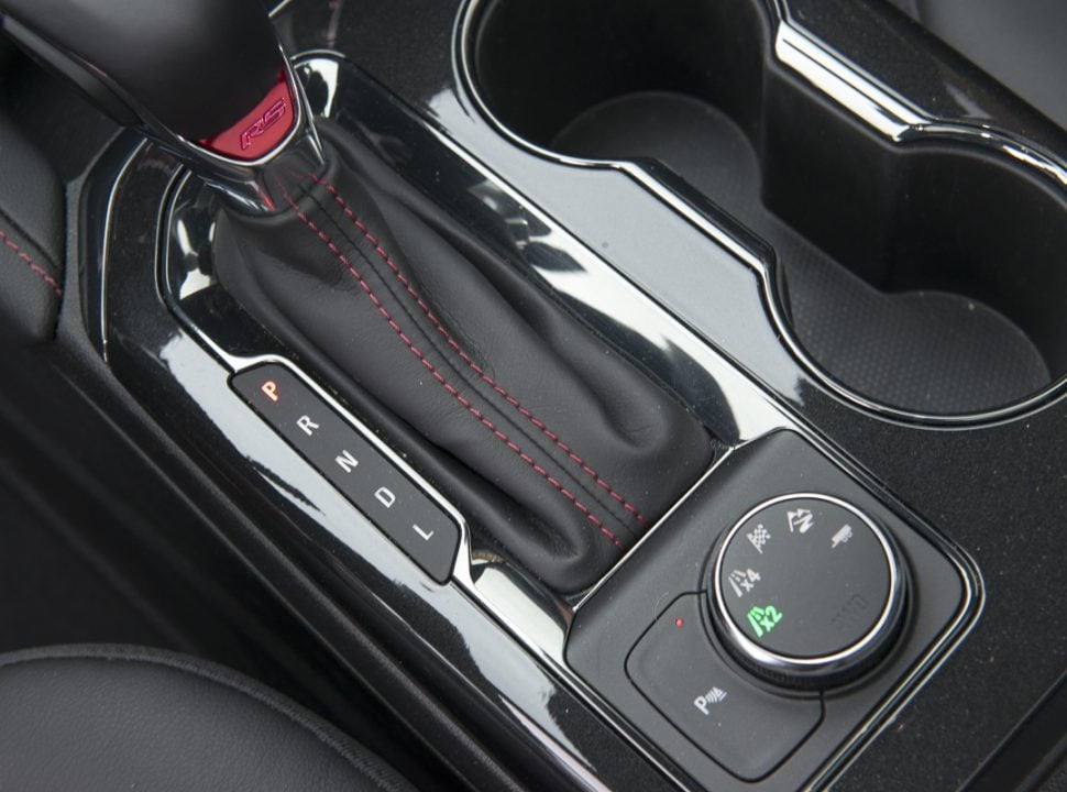 2019 Chevy Blazer RS interior gear shifter