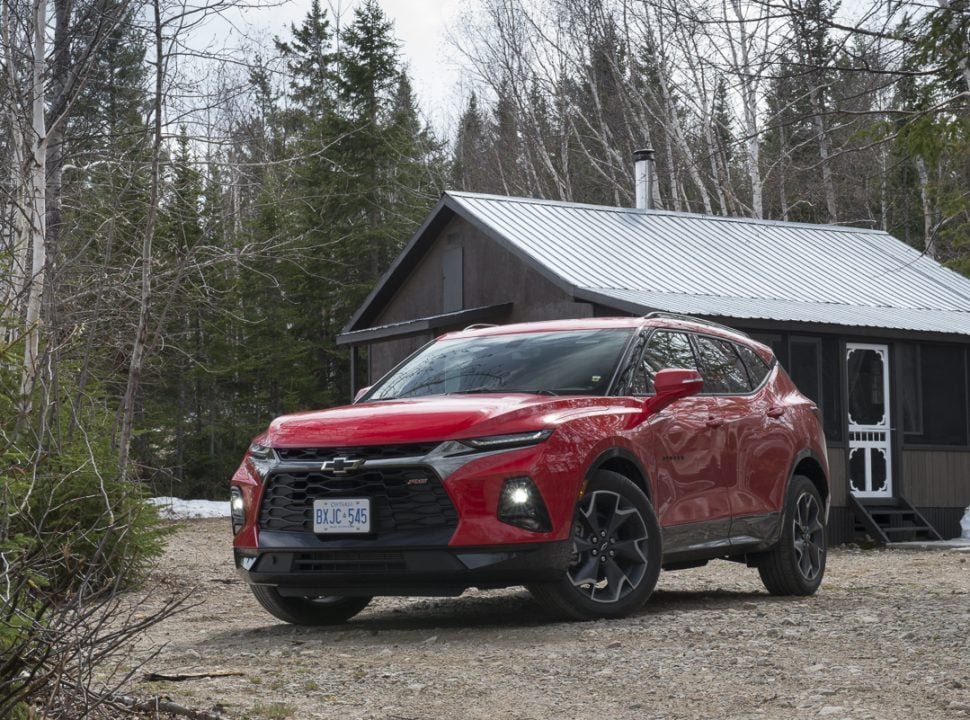 2019 Chevy Blazer RS front profile view