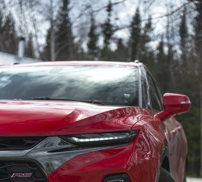 2019 Chevy Blazer RS closer look front grill and headlight by amee reehal