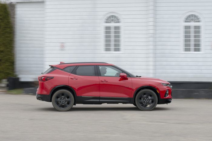 2020 Chevy Blazer RS rolling side view amee reehal