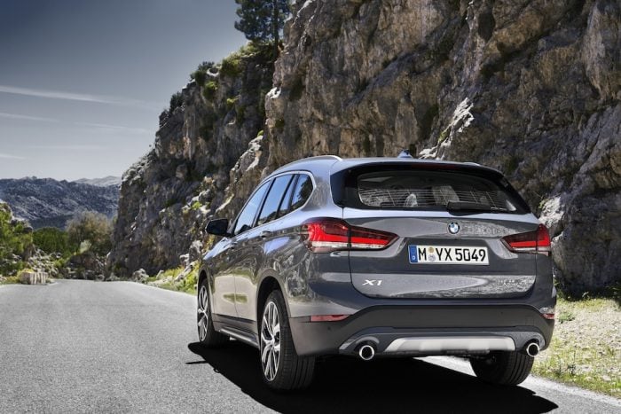 2020 bmw x1 rear view