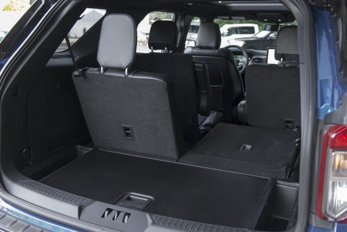 2020 Ford Explorer ST interior trunk