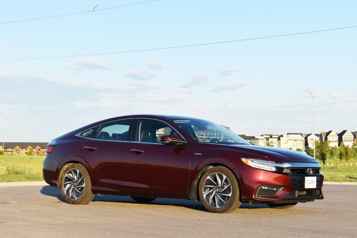 2019 Honda Insight Touring parked outside on the street