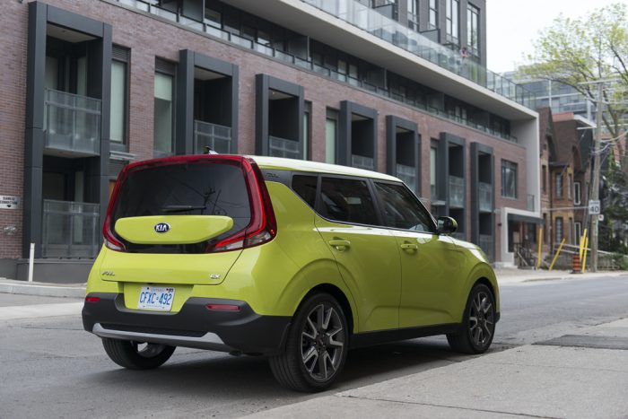 2020 Kia Soul rear view review